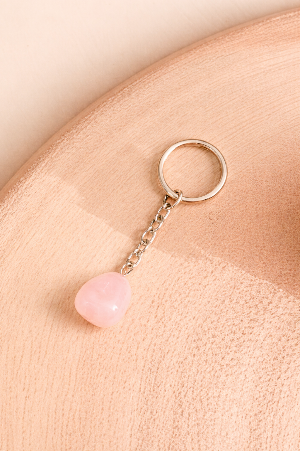 Rose Quartz Key Chain