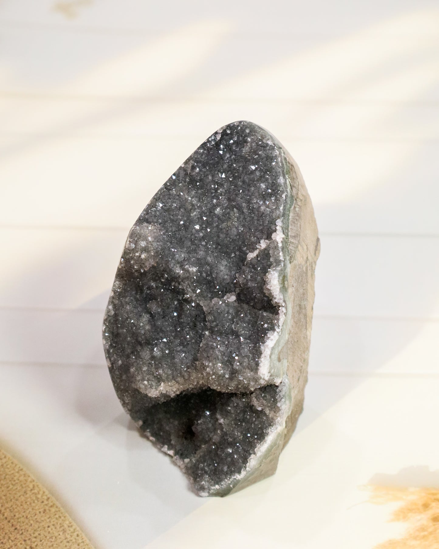 Rainbow Amethyst Geode #3 - 399 gm