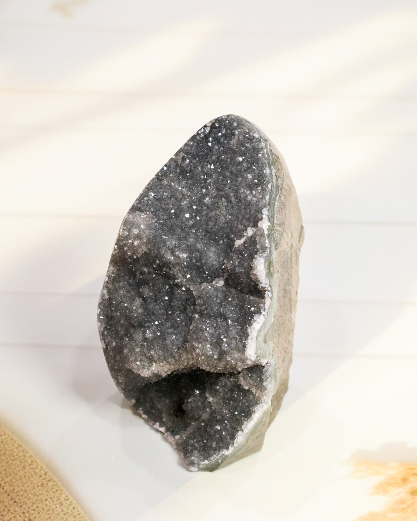 Rainbow Amethyst Geode #3 - 399 gm