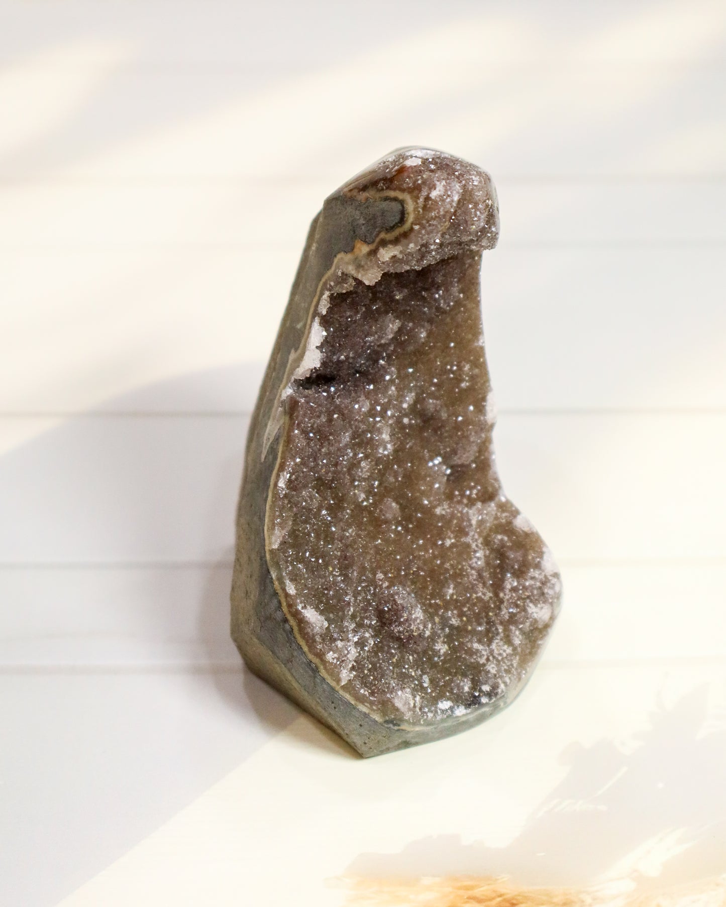 Rainbow Amethyst Geode #2 - 337 gm