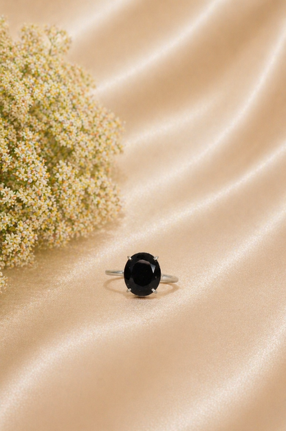 Black Obsidian Ring