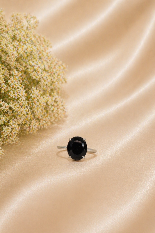 Black Obsidian Ring