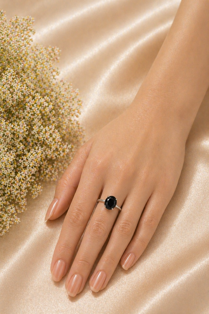 Black Obsidian Ring
