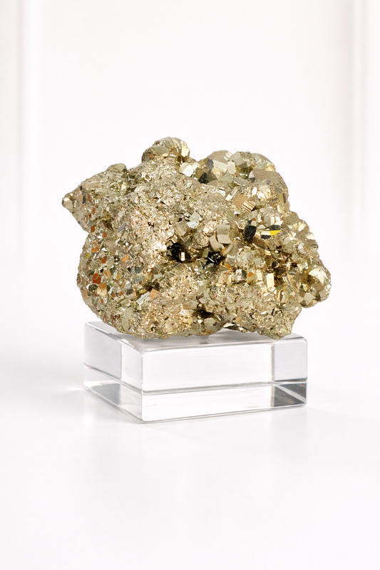 Rare Peru Pyrite Cluster Geode #3- High Quality