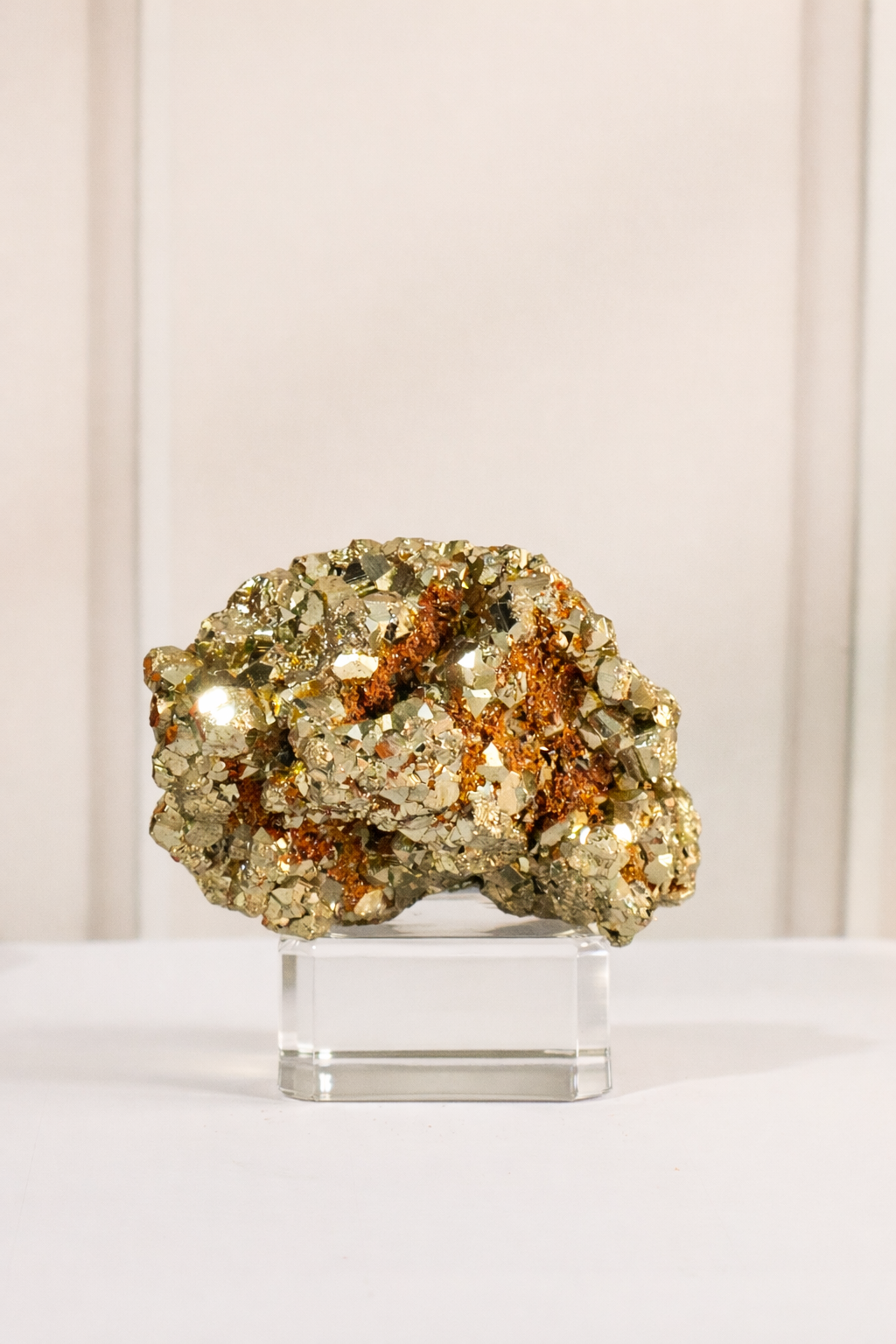 Rare Peru Pyrite Cluster Geode #1 - High Quality