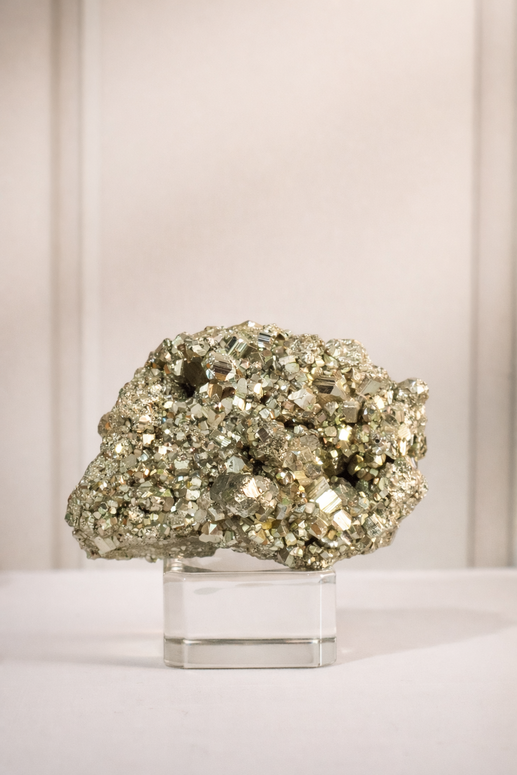 Rare Peru Pyrite Cluster Geode #1 - High Quality