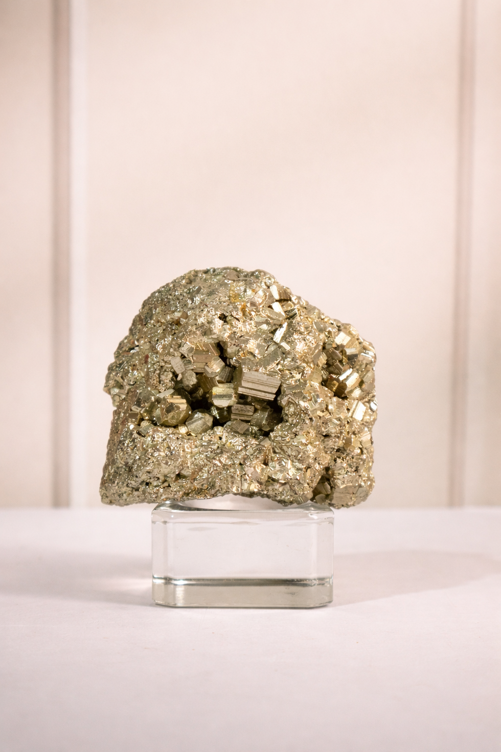 Rare Peru Pyrite Cluster Geode #2- High Quality