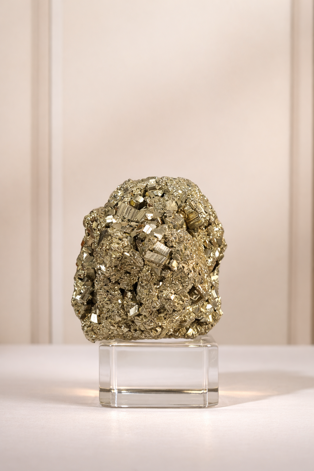 Rare Peru Pyrite Cluster Geode #2- High Quality