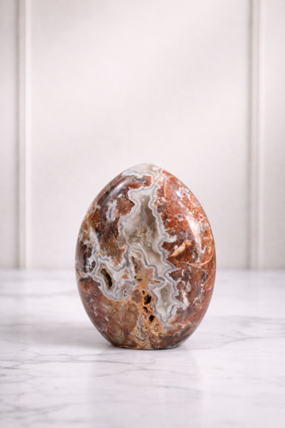 Sangria Lace Agate Flame