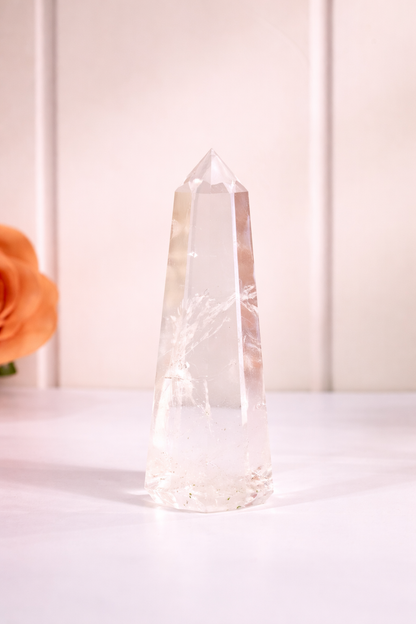 Clear Quartz Tower #2