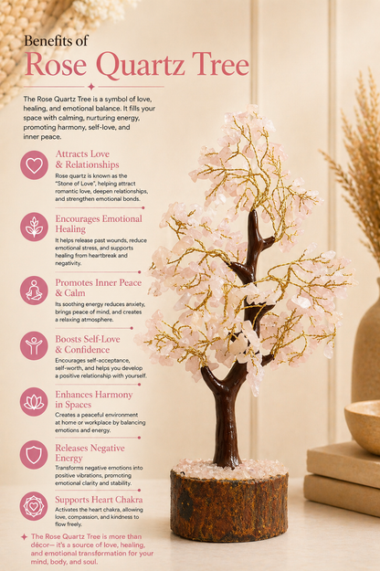 Rose Quartz Tree
