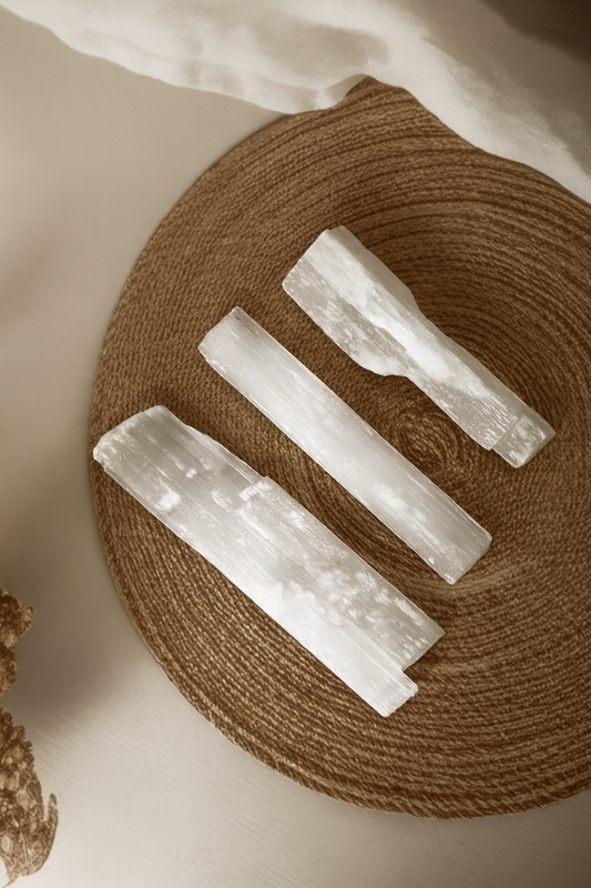 Selenite Sticks - For Cleansing Crystals