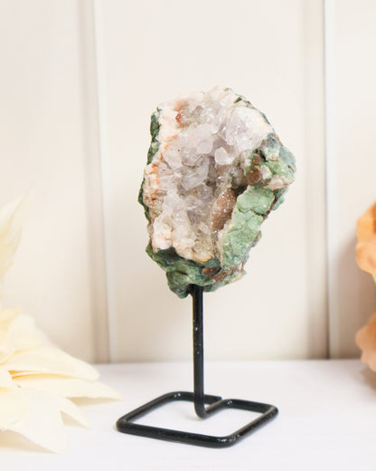 Pink Amethyst Geode on Stand #2