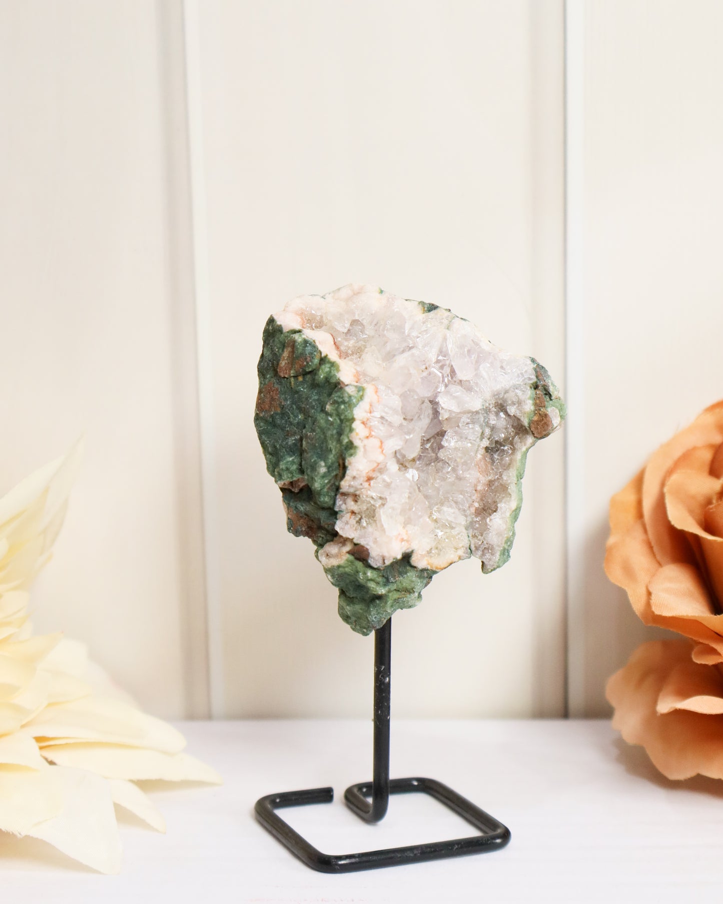 Pink Amethyst Geode on Stand #2