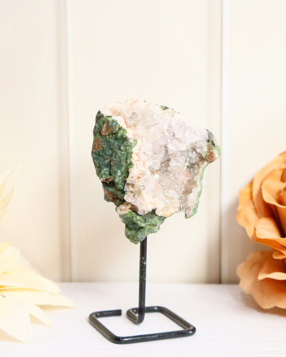 Pink Amethyst Geode on Stand #2