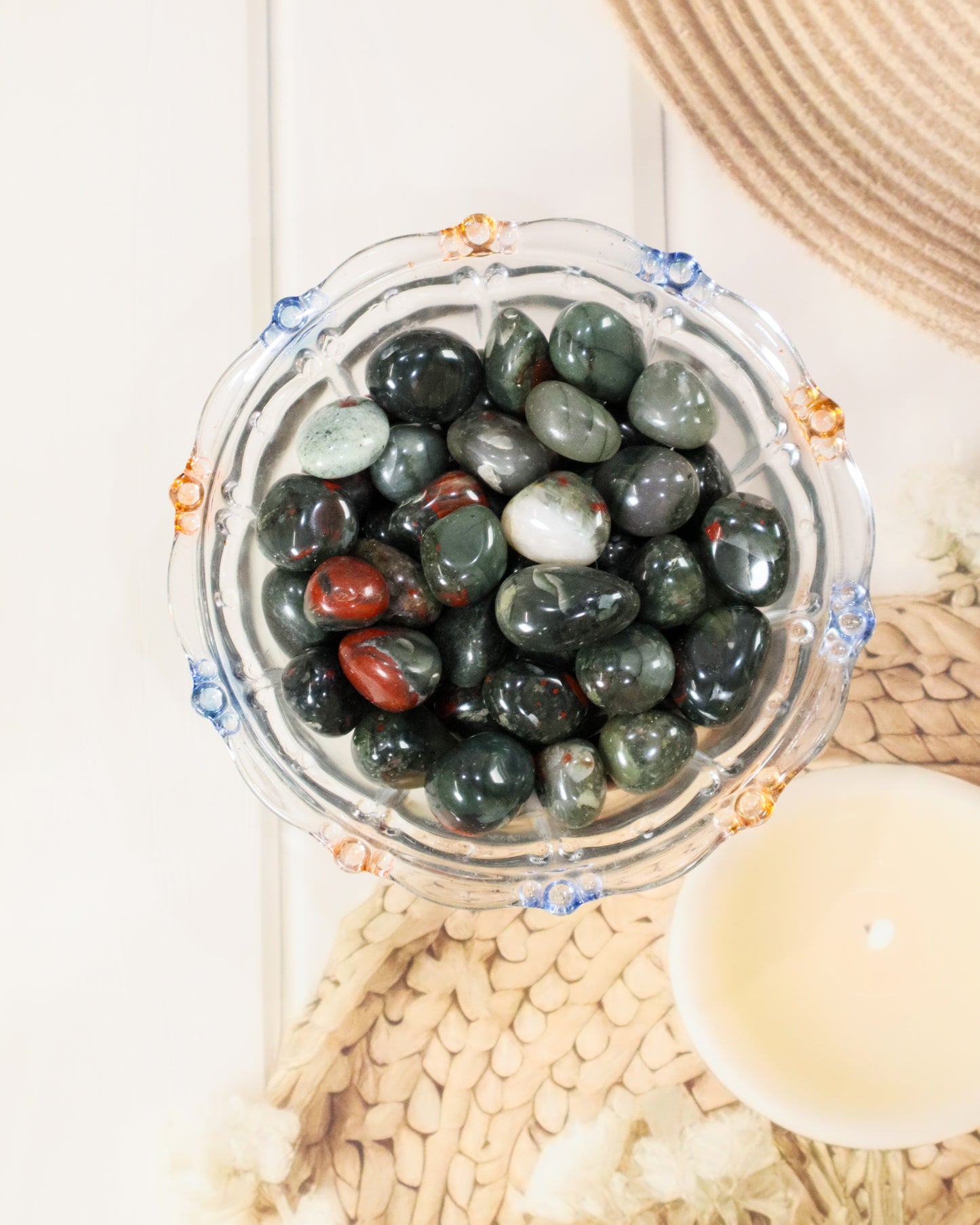 Bloodstone Jasper Tumbles