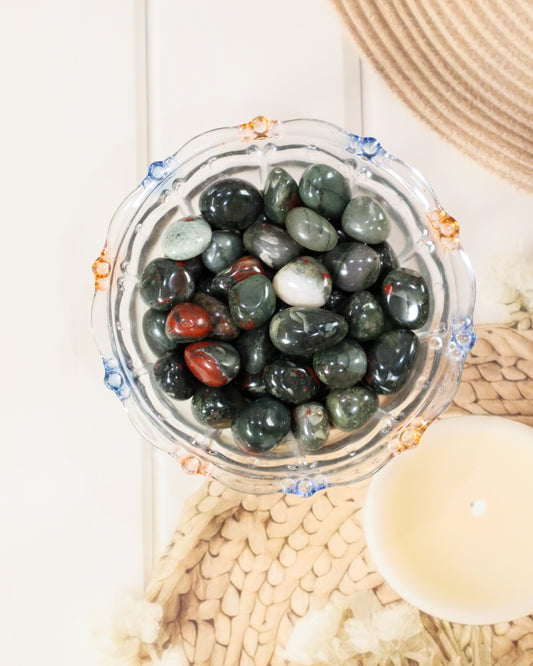 Bloodstone Jasper Tumbles