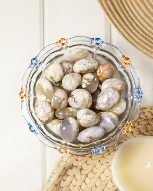 Flower Agate Tumbles
