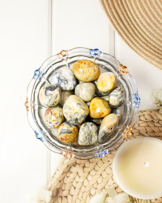 Crazy Lace Agate Tumbles