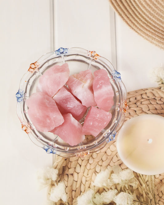Raw Rose Quartz