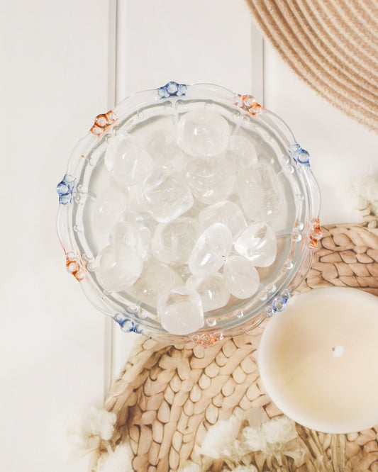 Clear Quartz Tumbles
