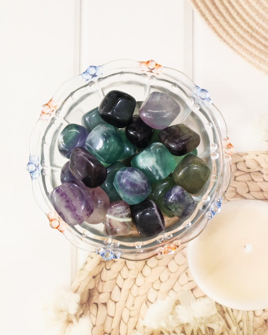 Fluorite Tumbles